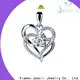 luxury silver pendant promotion for girl 1