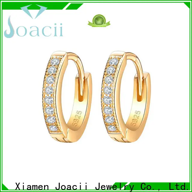 Joacii white gold hoop earrings for girlfriend2 1
