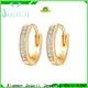 Joacii white gold hoop earrings for girlfriend2 1