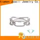custom sterling silver wedding rings promotion for engagement 1