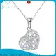luxury silver pendant with good price for girl1 1