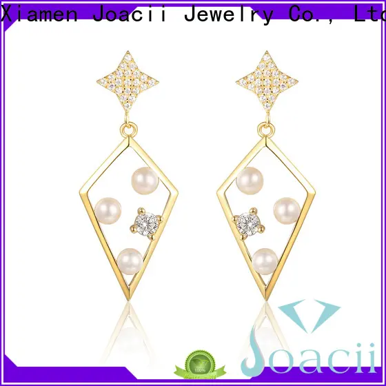 Joacii pure sterling silver drop earrings manufacturer for women 1