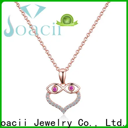 Joacii pretty custom silver necklace factory for girl 1