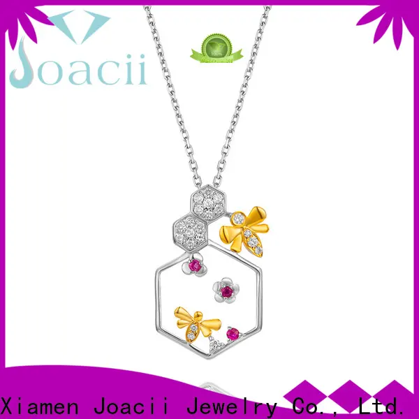 Joacii elegant wholesale silver necklaces promotion for girl 1