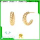 Joacii shaped sterling silver hoop earrings on sale for gifts 1