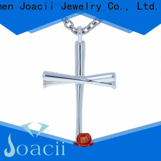 Joacii beautiful custom silver necklace design for girl 1