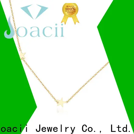 Joacii necklaces for her promotion for female 1