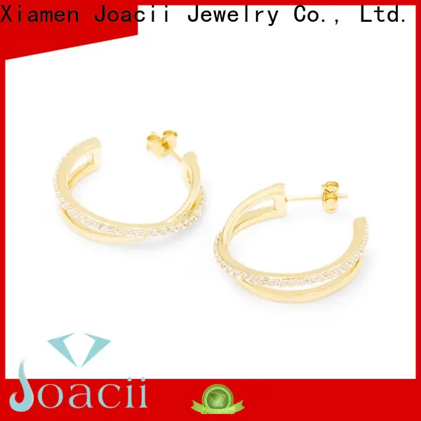 quality white gold hoop earrings for girlfriend 1