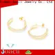 quality white gold hoop earrings for girlfriend 1