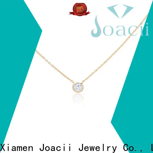 pretty custom silver necklace design for girl 1