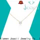 pretty custom silver necklace design for girl 1