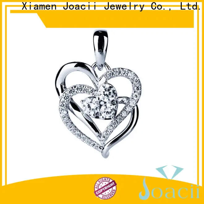 pretty wholesale silver necklaces design for lady 1