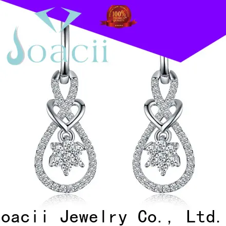 Joacii white gold earrings promotion for gifts4 1