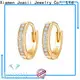 Joacii quality white gold hoop earrings supplier for wife 1