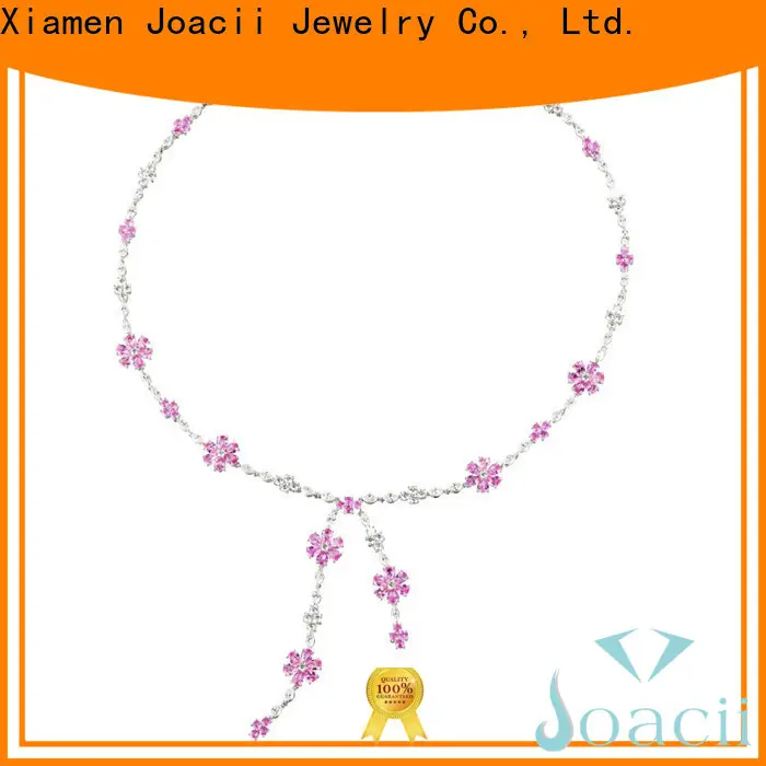 Joacii luxury wholesale silver necklaces with good price for lady 1