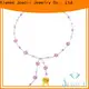 Joacii luxury wholesale silver necklaces with good price for lady 1