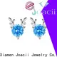 quality real silver hoop earrings for girlfriend 1
