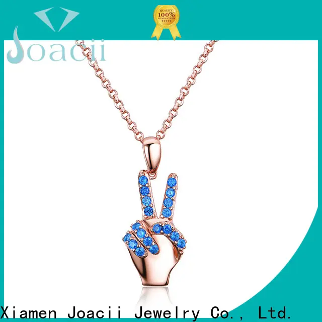 Joacii wholesale silver necklaces promotion for female 1