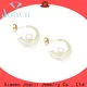 Joacii real silver hoop earrings supplier for gifts 1