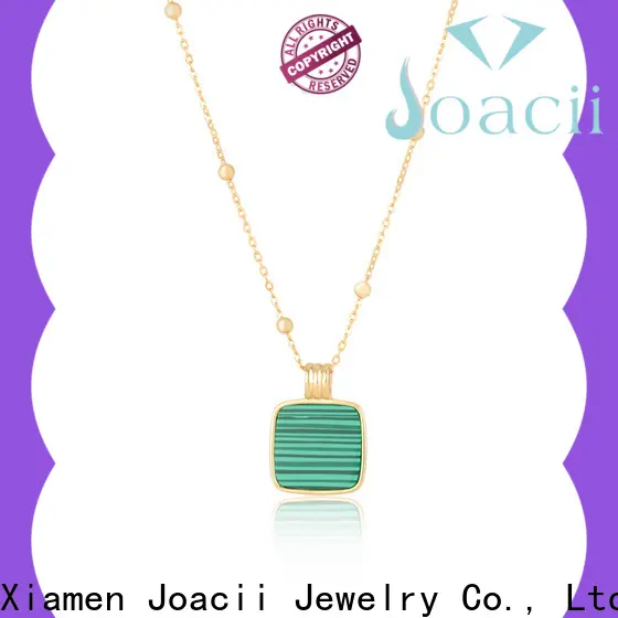 Joacii white gold diamond necklace with good price for women 1