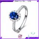 Joacii blue diamond ring wholesale for women2 1