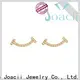 Joacii shaped small silver hoop earrings on sale for women 1