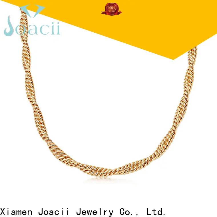 Joacii wholesale gold necklaces with good price for female 1