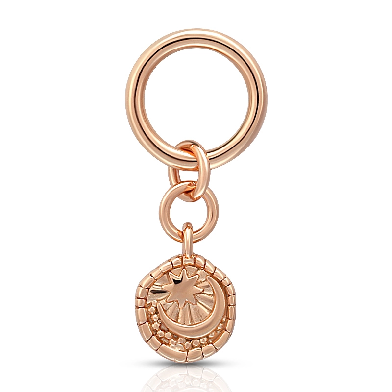 Moon And Star Coin Charm 1