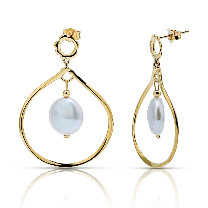 Teardrop Baroque Pearl Earring 1