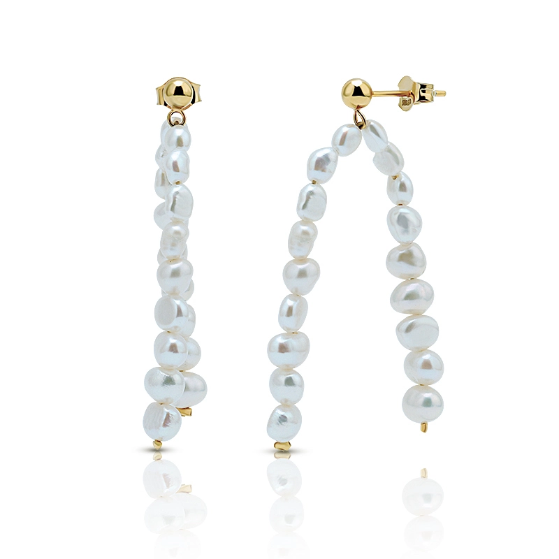 Line Baroque Pearl Earring 1