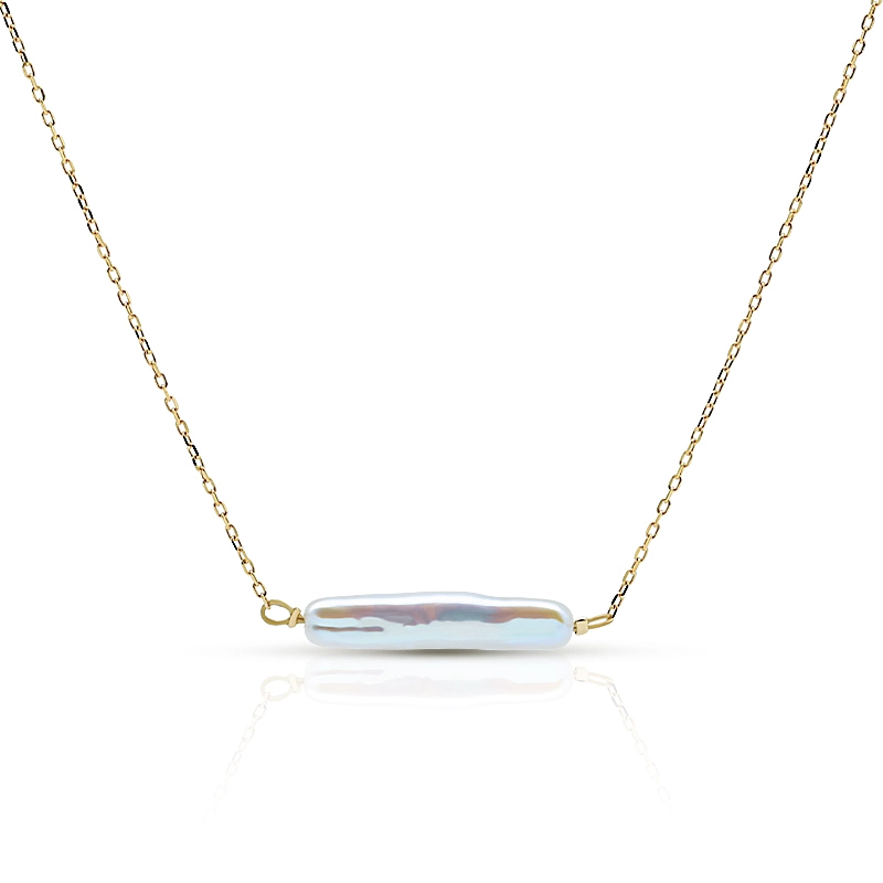 Bar Baroque Pearl Necklace 1