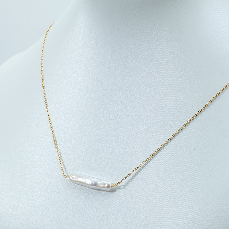 Bar Baroque Pearl Necklace 5