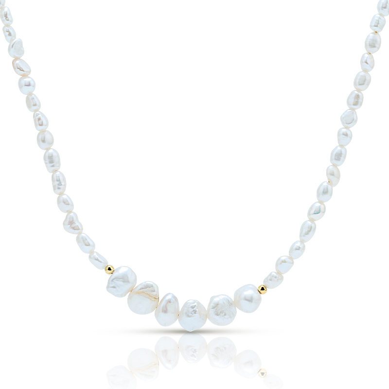 Keshi Baroque Pearl Necklace 1