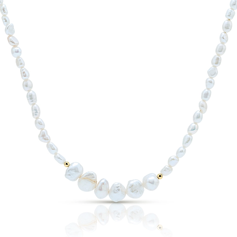 Keshi Baroque Pearl Necklace 1