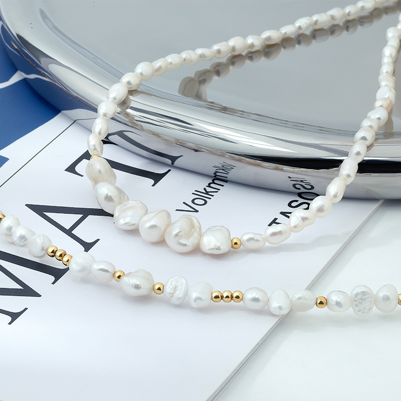 Keshi Baroque Pearl Necklace 9