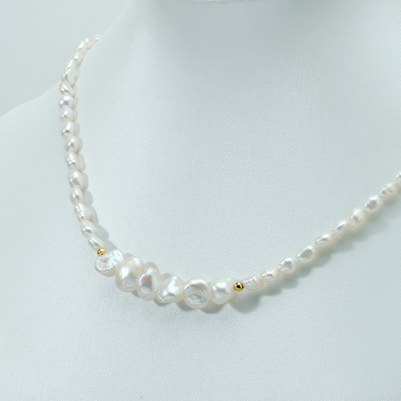 Keshi Baroque Pearl Necklace 8