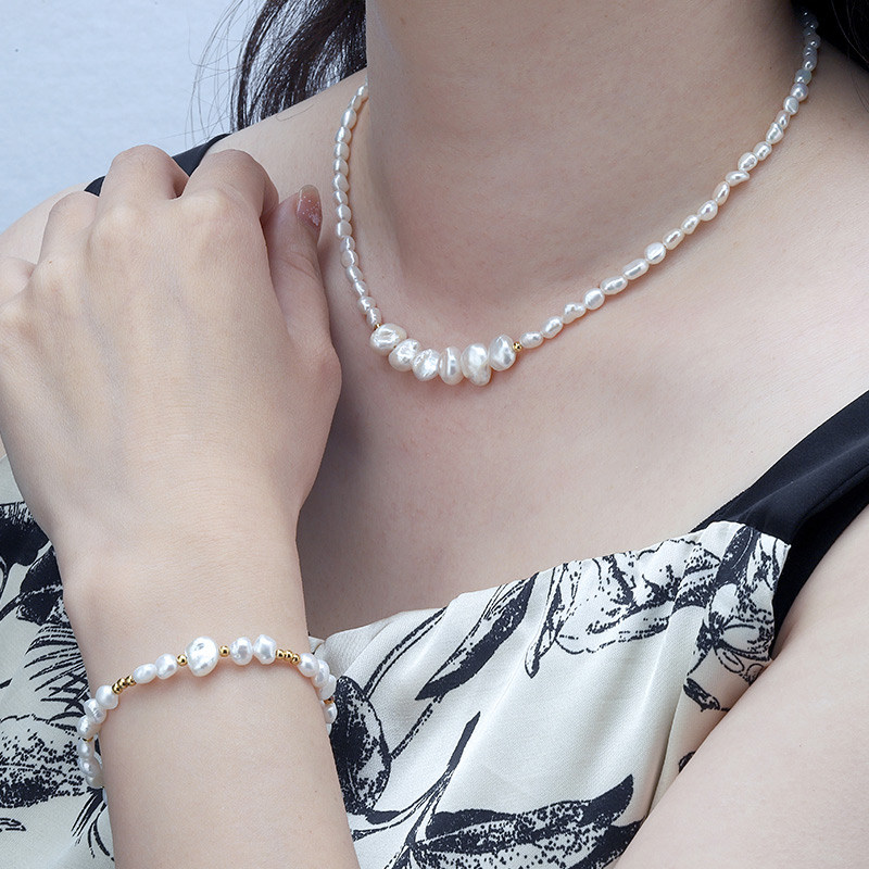 Keshi Baroque Pearl Necklace 6