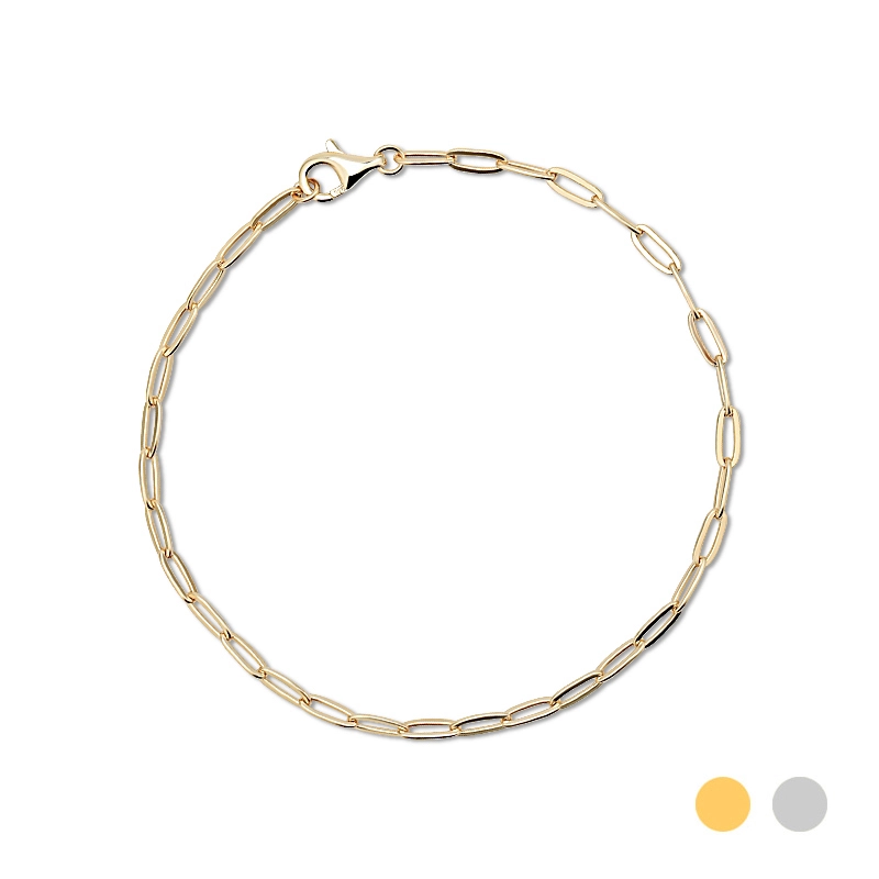 Dainty Paperclip Bracelet 1
