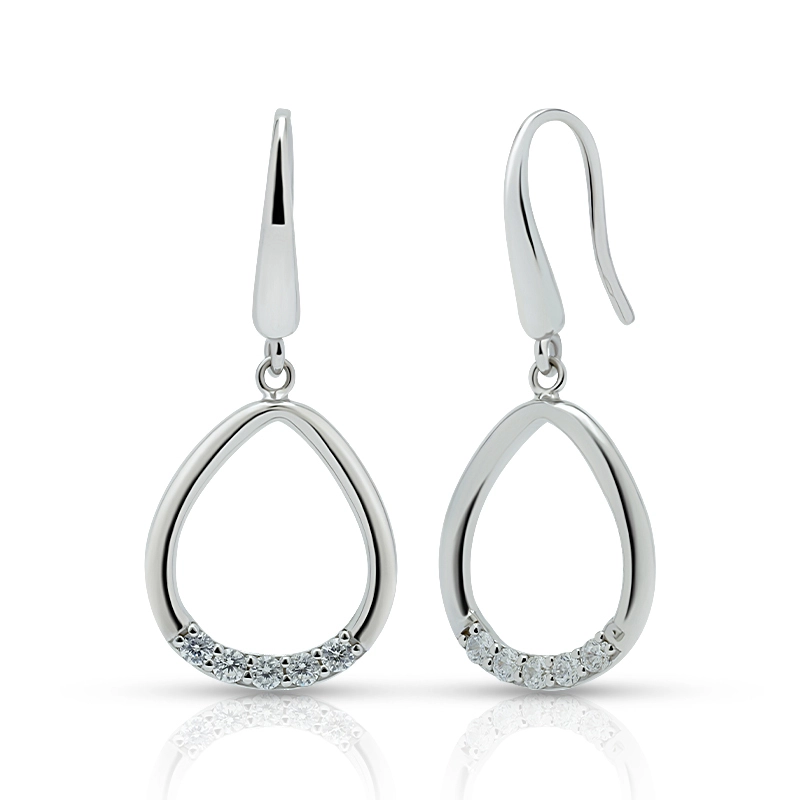 Hollow Water Drop Earring 1