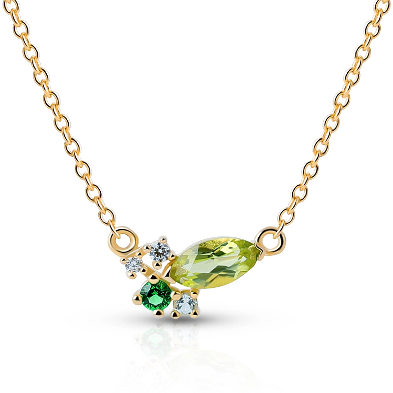Marquise Peridot Necklace 1