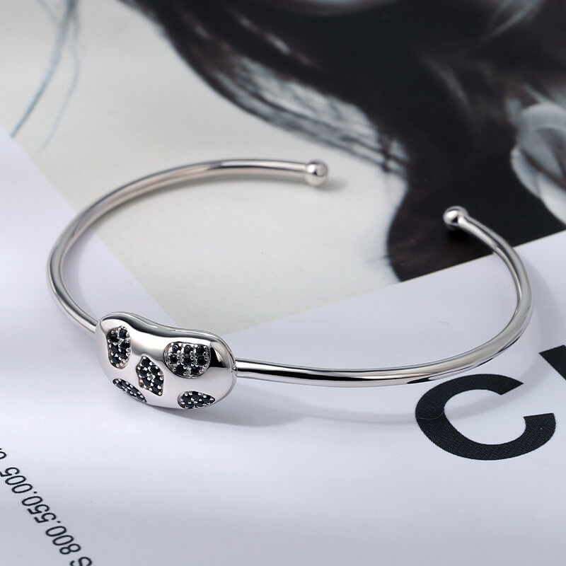 CZ Bean Bangle 11