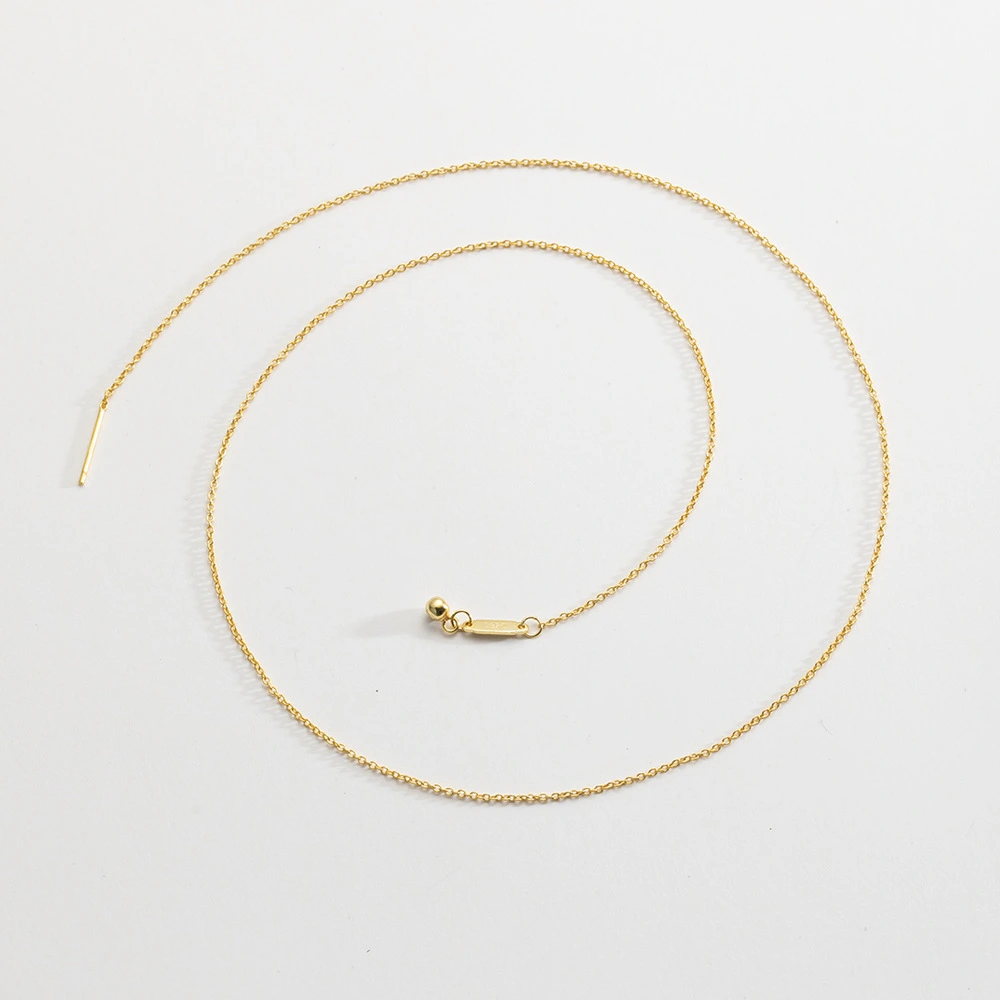 Needle Clasp Chain Necklace 1