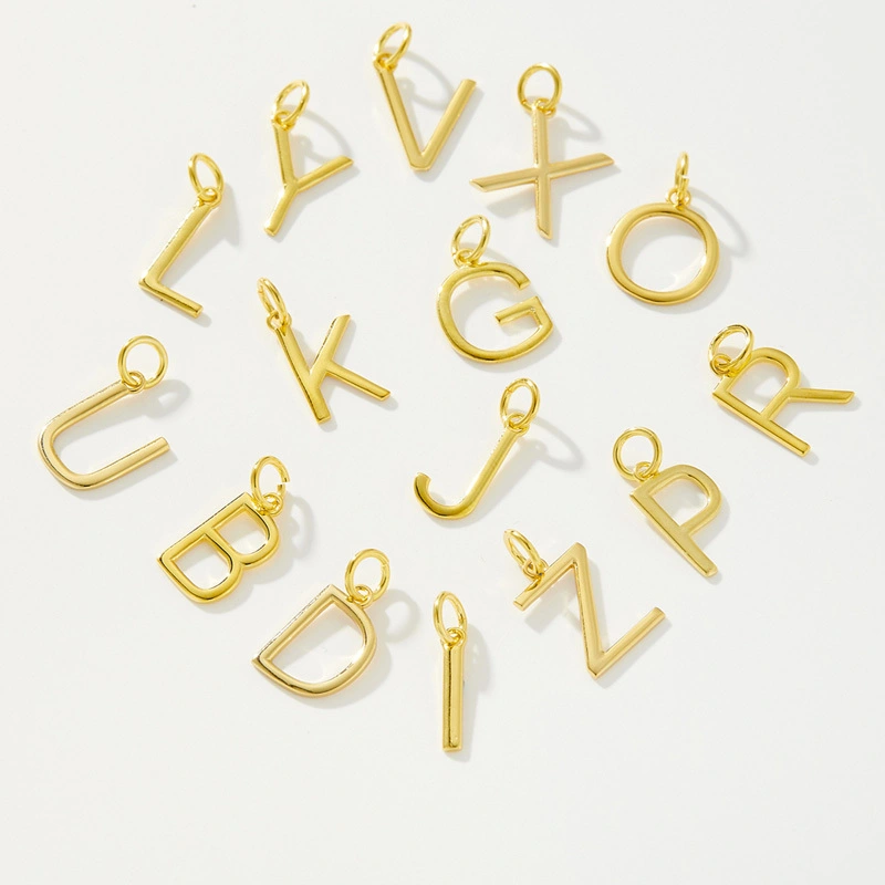 Sterling Silver Letter Charms 1