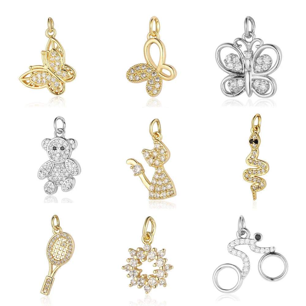 Classic Butterfly Elephant Pendant | Star Moon Hand Charm 1