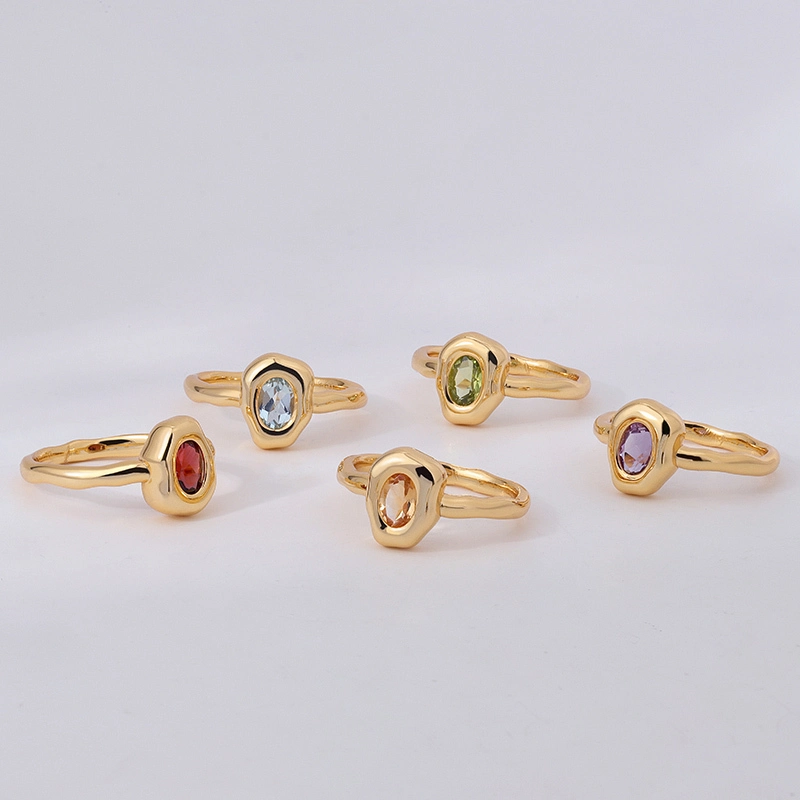 Natural Gemstone Bonbon Ring 1
