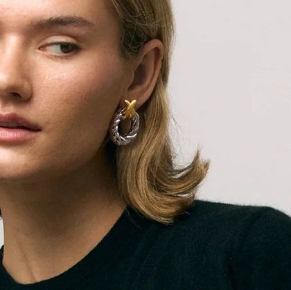 XO Stainless Steel Stud Earring 1