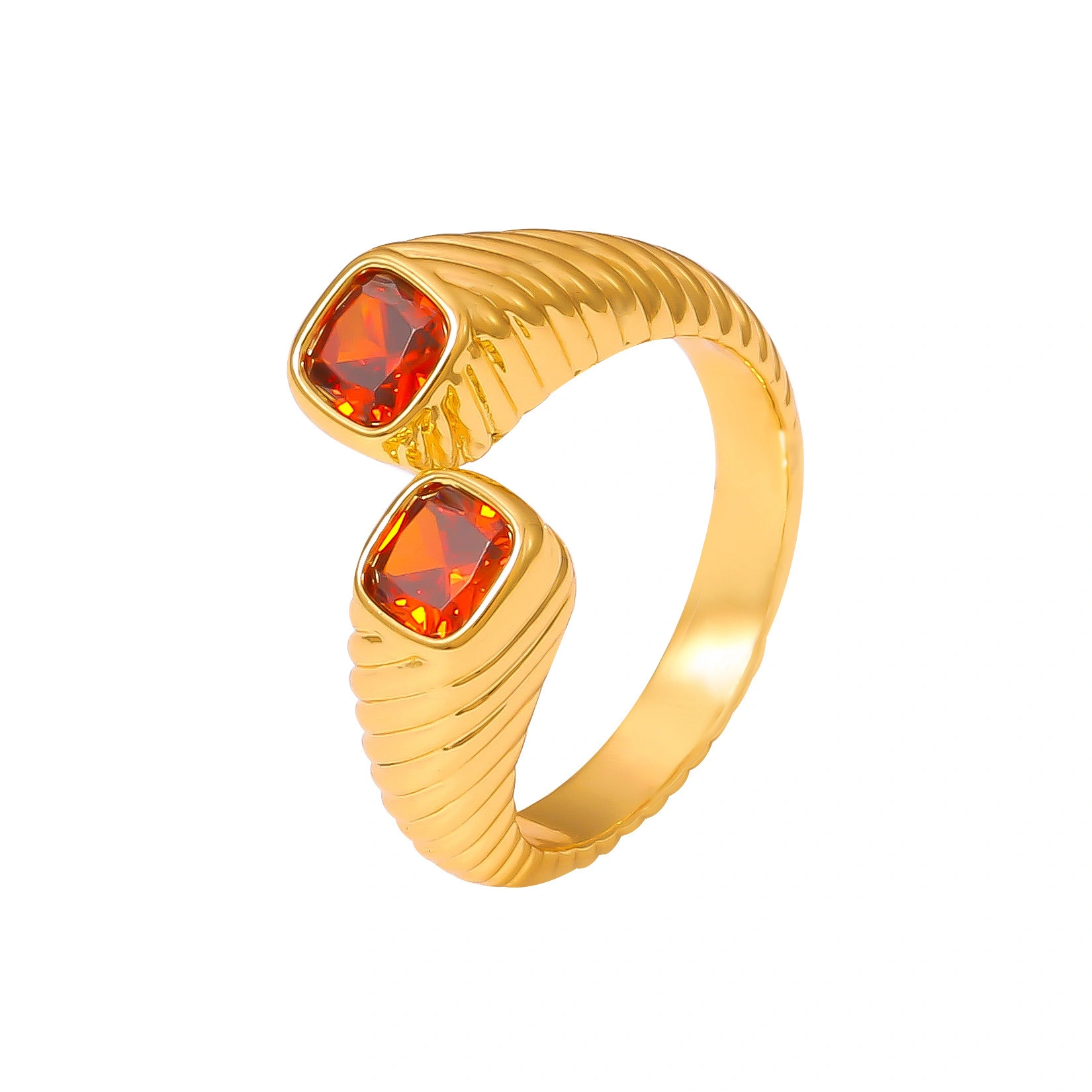 Zircon Open Bold Ring 1