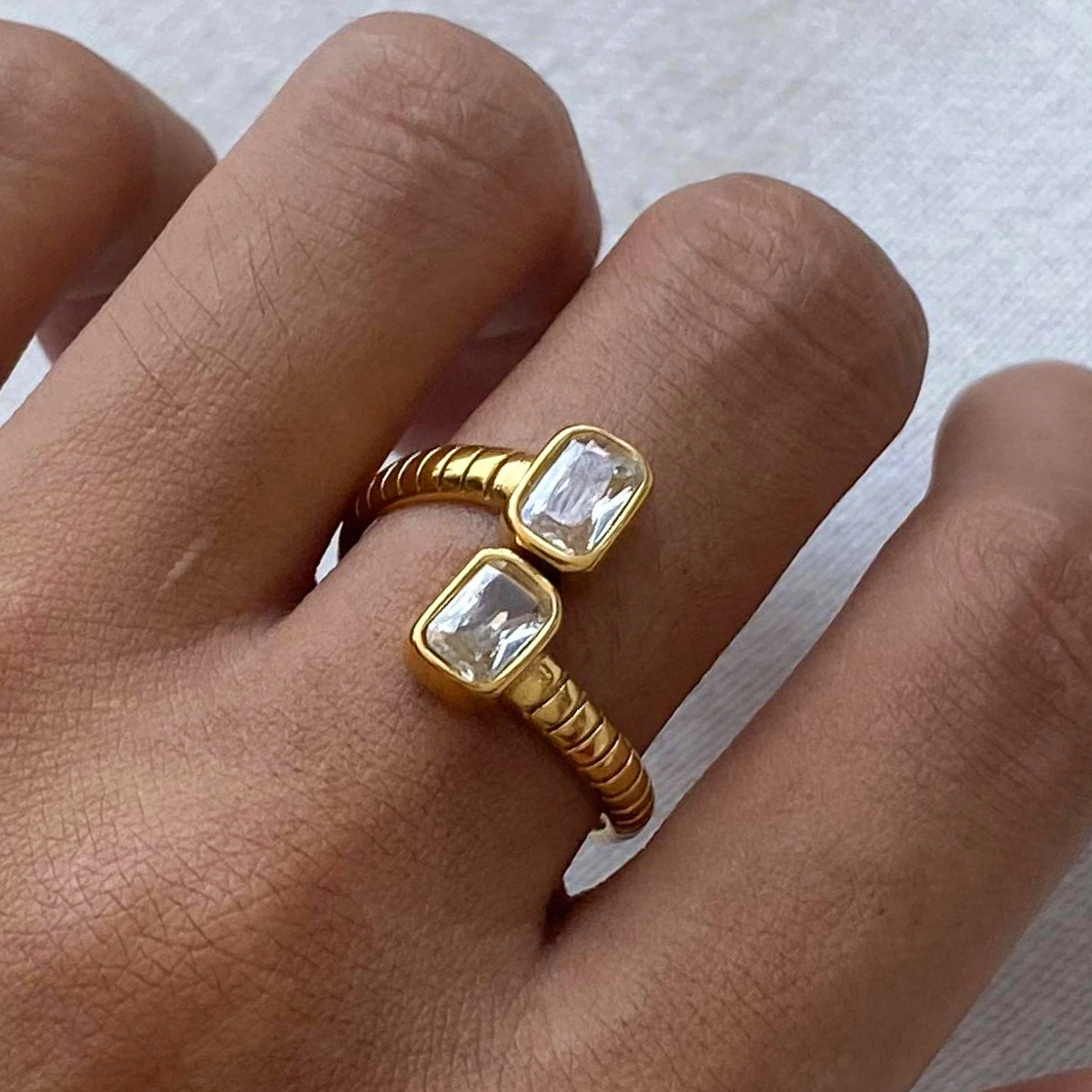 Zirconia Open Ring 1