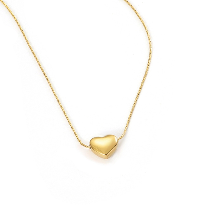 Dainty Heart Chain Necklace 1