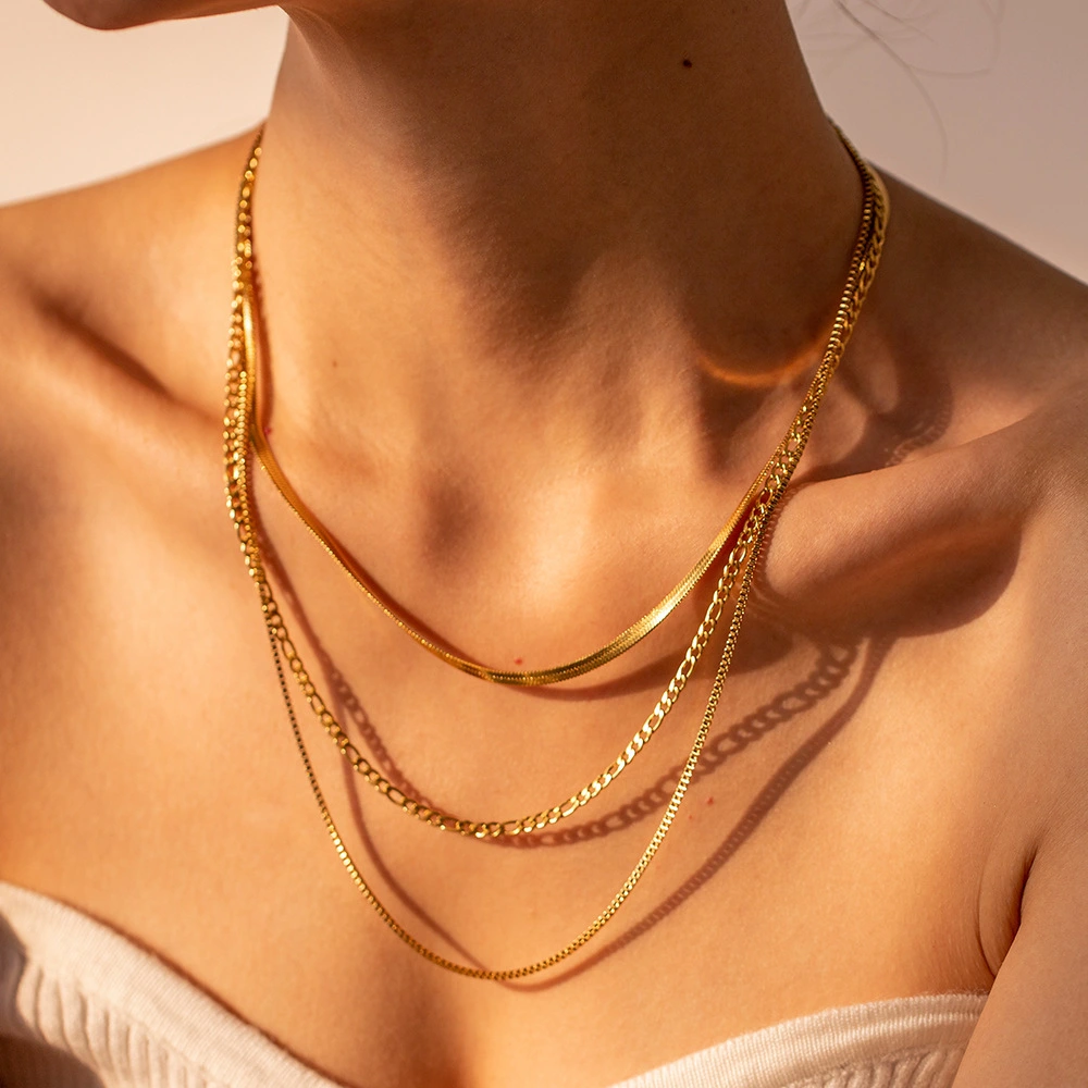 3 Layer Chain Necklace 1
